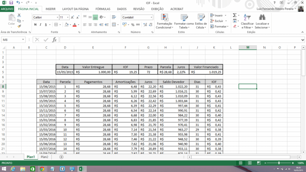 Como Calcular Iof